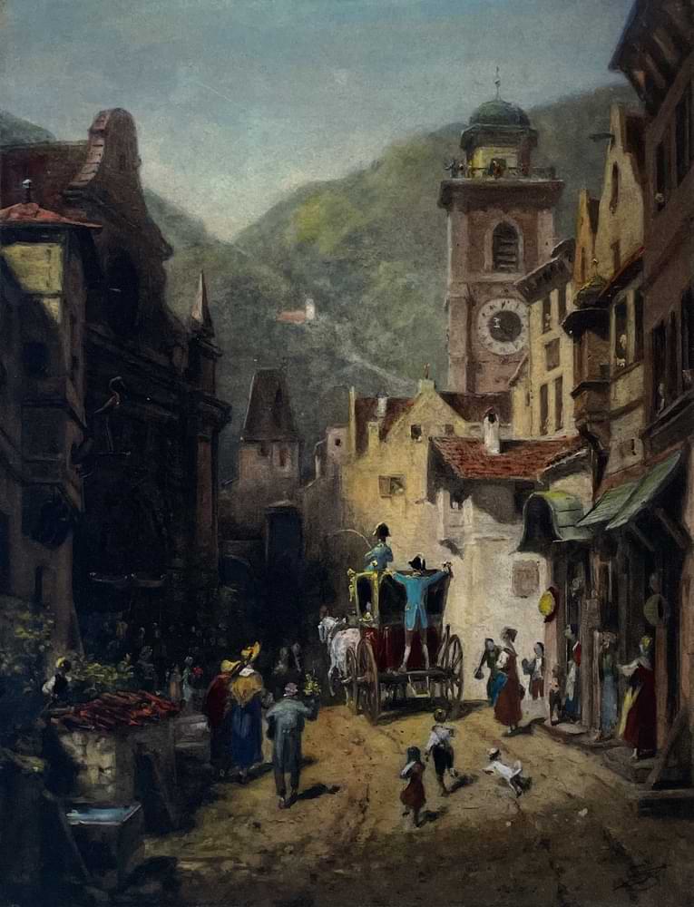 Spitzweg, Serenissimus auf Reisen
